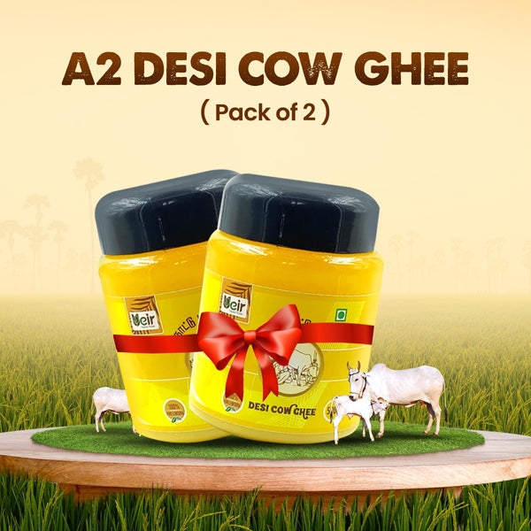 A2 Desi Cow Ghee 500ml (Pack Of 2)