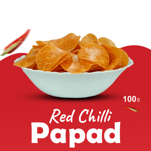 Red Chilli Papad 100g