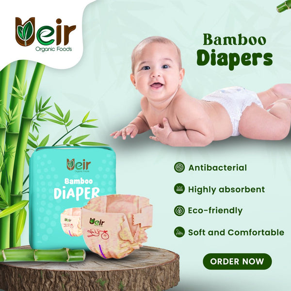 Bamboo Diapers (10pcs) - Small