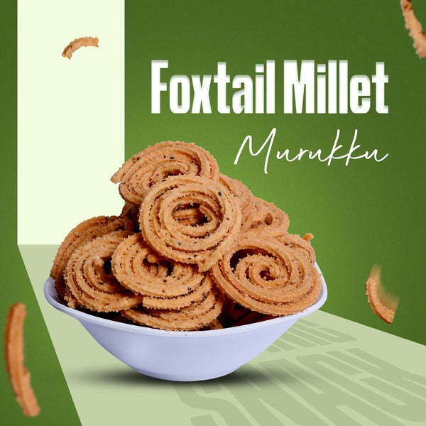 Foxtail Millet Murukku / Thinai Kuzhal Murruku 200g
