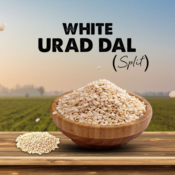 White Urad Dal Split / Udaitha Vellai Uluthamparuppu