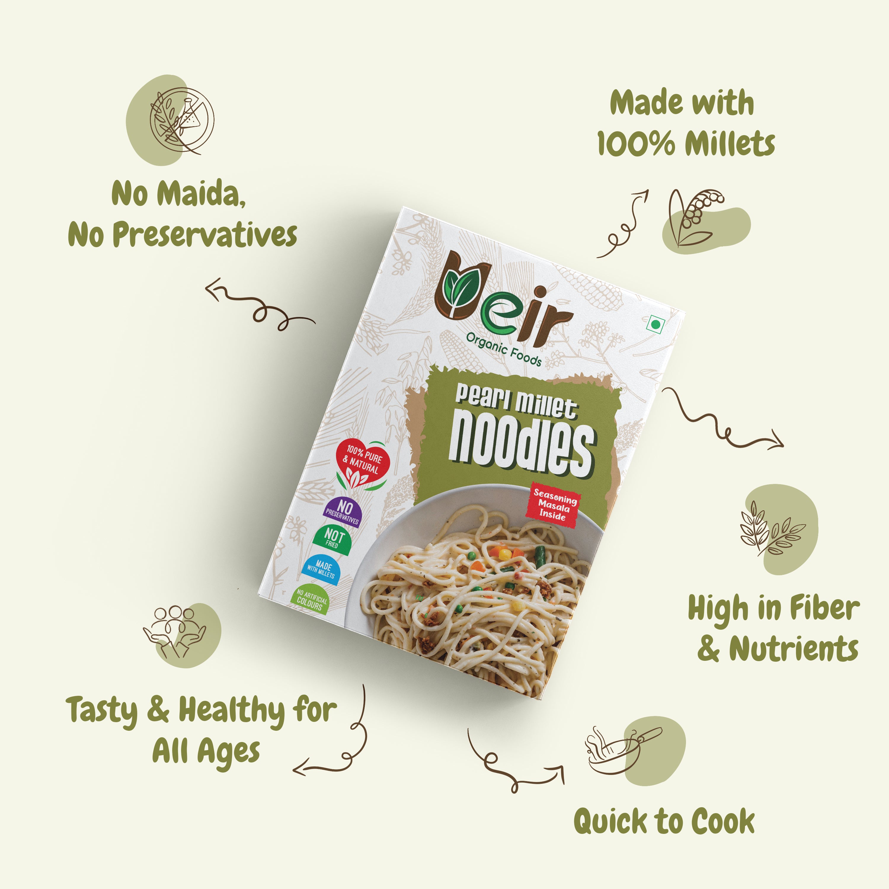 Millet Noodles Combo (180G X 8)