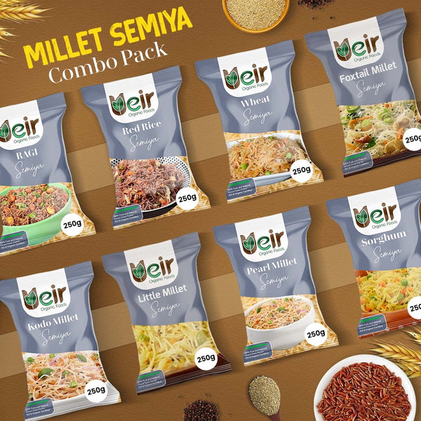 Millet Semiya Combo Pack (250g x 8)