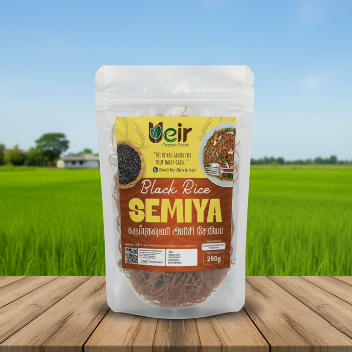 Black Rice Semiya | Karuppukavuni Rice Semiya 250g – Ueir Organic Foods