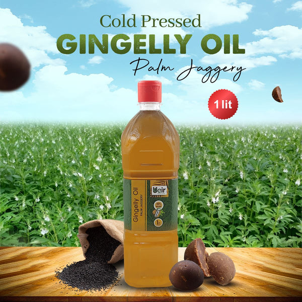 Palm Jaggery Gingelly Oil / Nallennei Karupatti