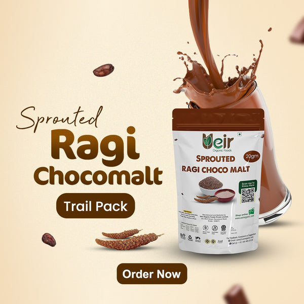 Sprouted Ragi Choco Malt 30g | Trial Pack