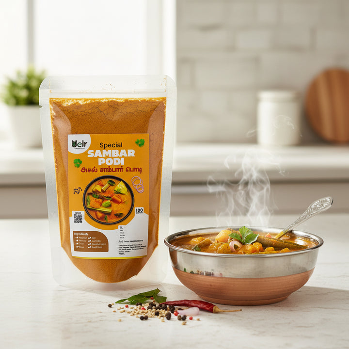 Special Sambar Powder 100g – Ueir Organic Foods