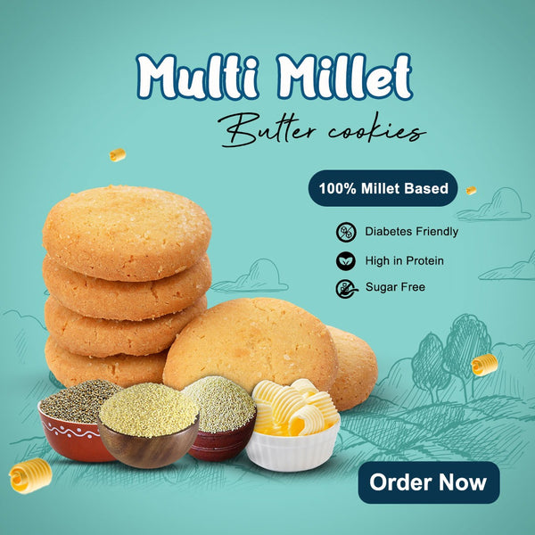 Multi Millet Butter Cookies 250g