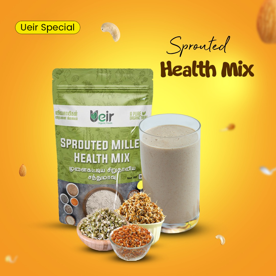 Spruted Mix Sprouted Millet Health Mix 500g – Ueir Organic Foods